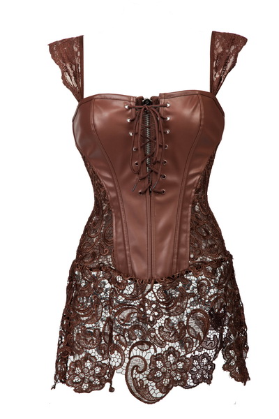F66361 sexy Steampunk overbust corset
